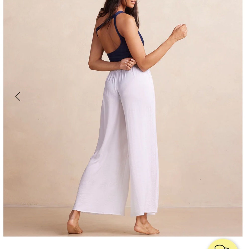 NWT Summersalt Silky Luxe Palazzo Pants with Ties Size Small